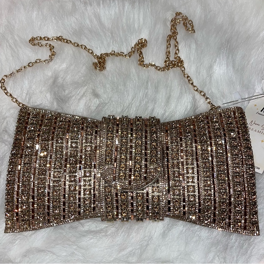 Elegant Gold Evening Clutch